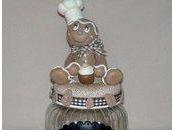 gourmand avec Bonhomme pain d'épice porcelaine froide