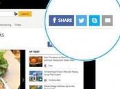 Skype désormais propre bouton partage