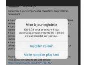 mise jour nocturne désactive réveils