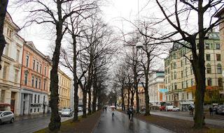 En transit à Göteborg par une journée pluvieuse