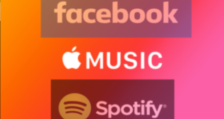 Facebook publie Apple musique et Spotify dans ses Music stories