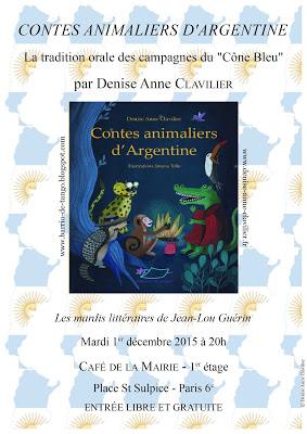 Présentation de Contes animaliers d'Argentine à Paris [ici]