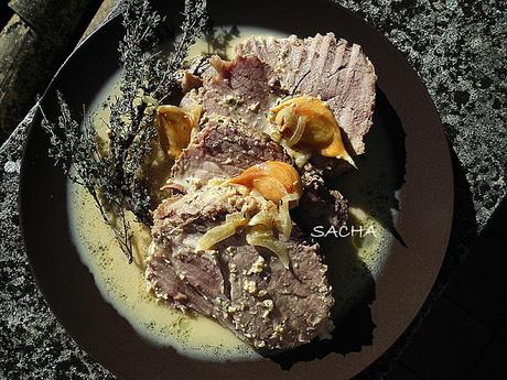 Rôti de porc braisé au lait,  ail et thym + balade : Les glacières du Mont Ventoux  dans la  Combe Fiole en automne en clichés et diaporama 