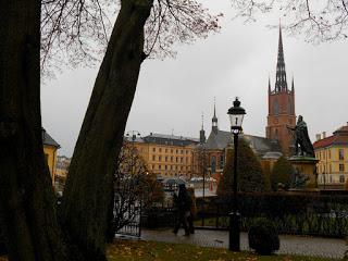 Jour gris d'automne sur Gamla Stan