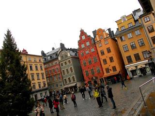 Jour gris d'automne sur Gamla Stan