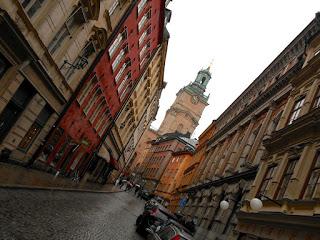 Jour gris d'automne sur Gamla Stan