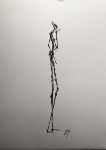 Galerie Géraldine BANIER exposition Sylvie MANGAUD » Solo show » dessins et sculptures IMG_9309