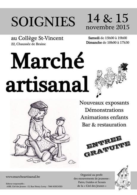 Marché artisanal à Soignies