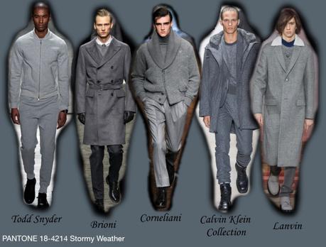 Stormy Weather - Men`s Fashion Colors Fall 2015