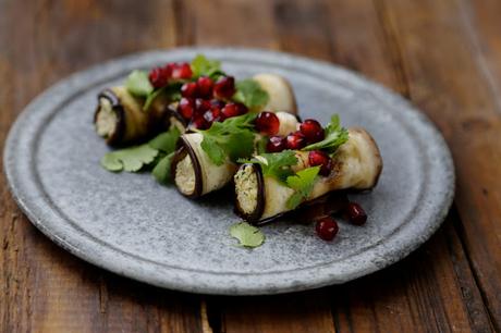Rouleaux d'aubergines au noix ou Баклажаны с орехами