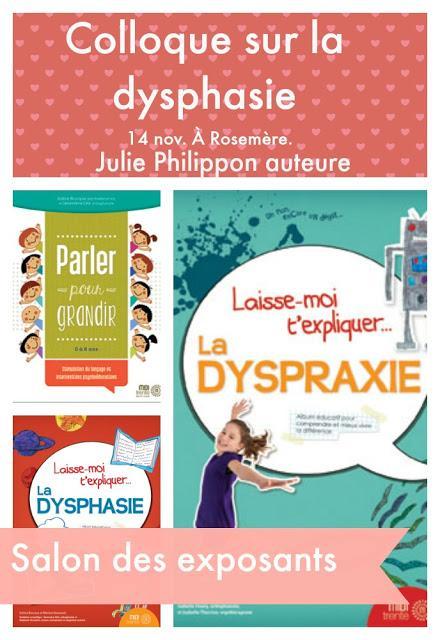 colloque dysphasie Laurentides 14 nov Julie Philippon