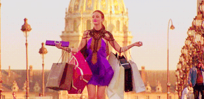 leighton meester gossip girl blair waldorf shopping