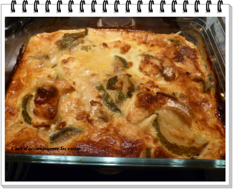 Tian de courgettes au chèvre chaud1