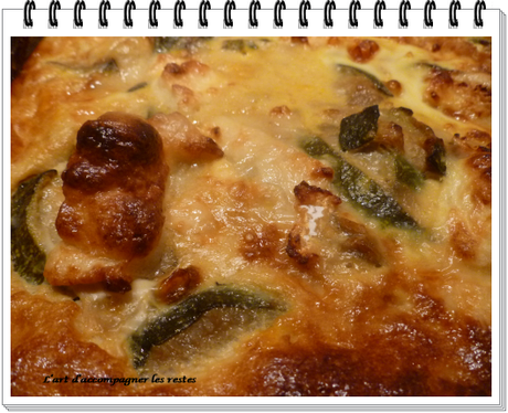 Tian de courgettes au chèvre chaud2