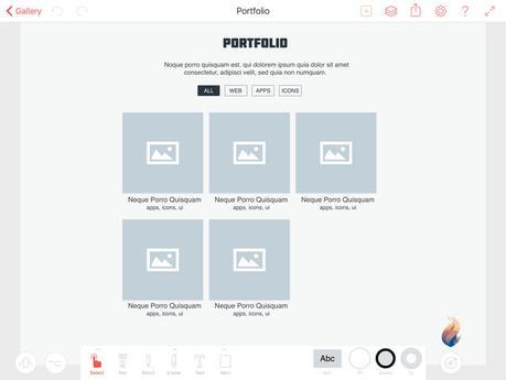 ProtoSketch le dessin vectoriel sur iPad Pro