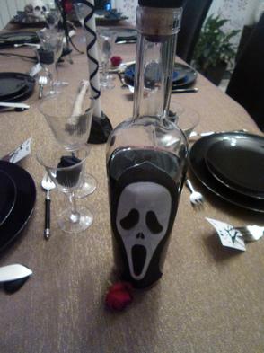   Voici ma troisième table pour Halloween. Je...