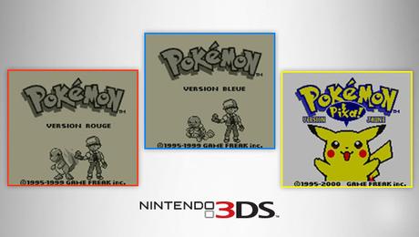 Pokémon Rouge, Bleu et Jaune arrivent sur 3DS