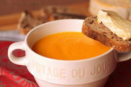 Potage ou velouté de courge butternut