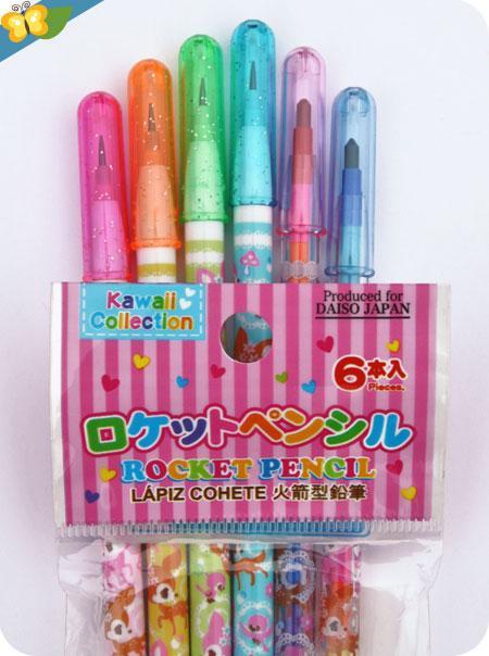 Mes crayons trop kawaii en provenance du japon