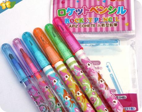 Mes crayons trop kawaii en provenance du japon
