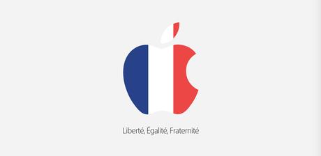 Apple reprend la devise de la France