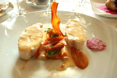 Barbue pôchée, patae douce et fenouil… © P.Faus