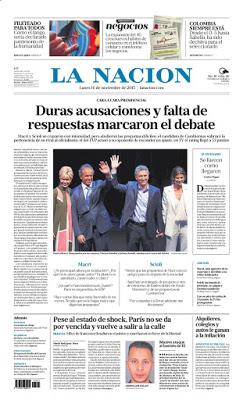 A marquer d'une pierre blanche : l'analyse du débat dans La Nación [Actu]