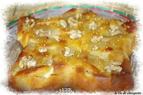 gâteau aux poires et aux noix-497