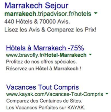 annonces marakech adwords