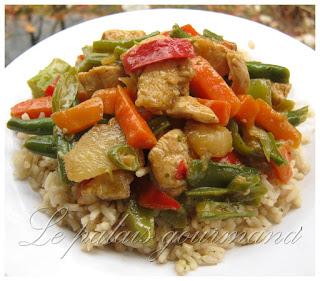 Sauté de poulet aux légumes