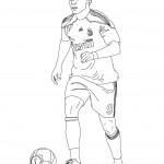 dessin de joueur de foot