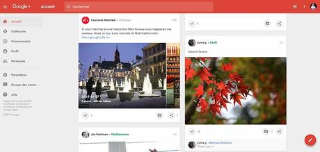 Google+ se renouvelle avec un design simplifié axé sur les communautés et les collections