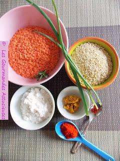 Boulettes de lentilles corail et de quinoa (Vegan et sans gluten)