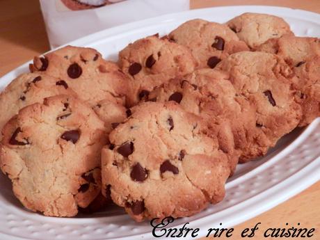 Cookies à la farine de coco et pépites de chocolat