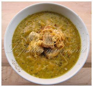 Potage de brocoli aux carottes à l'orange