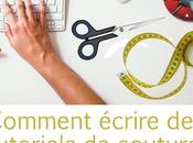 Comment écrire tutoriel couture