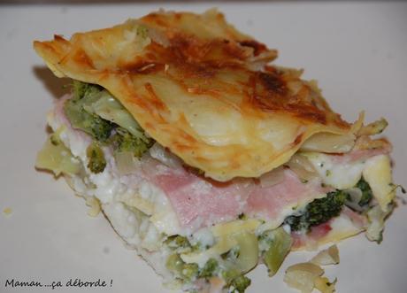 Lasagnes au jambon