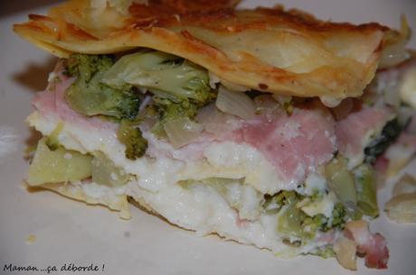 Lasagnes au jambon