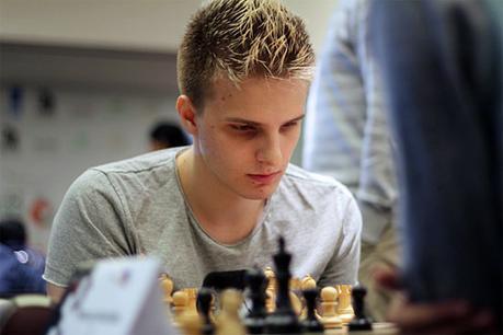 Le jeune champion d'échecs hongrois Richard Rapport - Photo © Amruta Mokal d'Abu Dhabi 2015