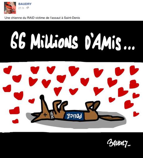 Diesel, quelques dessins en hommage à la chienne d’assaut du Raid