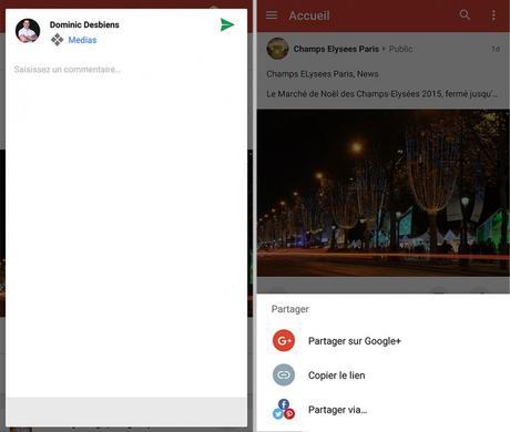Le nouveau Google+ sur mobile (Android) : présentation et téléchargement