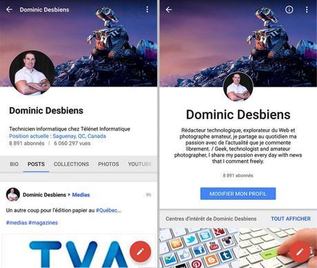 Le nouveau Google+ sur mobile (Android) : présentation et téléchargement