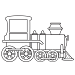 dessin de train