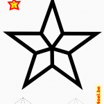 dessin d étoile de noel