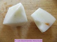 Radis noirs, pommes de terre et oignon confits au four (Vegan)