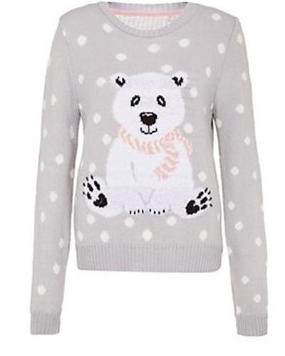 Pull Ours blanc : 30€