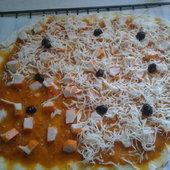 Pizza au surimi - La cuisine de Poupoule