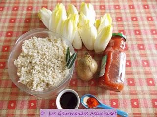 Cocotte aux endives et au riz (Vegan)