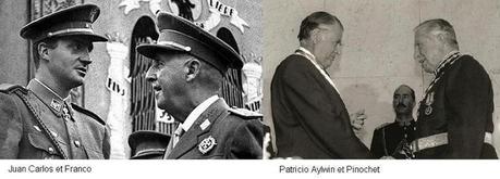Franco et Pinochet, deux dictateurs de sinistre réputation