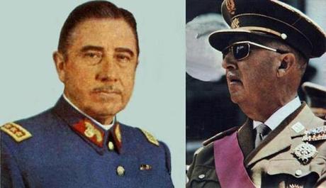 Franco et Pinochet, deux dictateurs de sinistre réputation